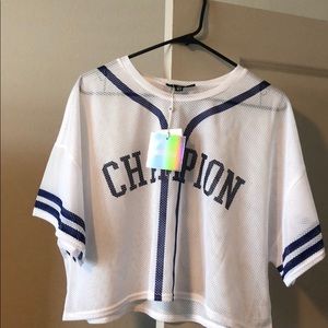 BNWT Jersey style Crop